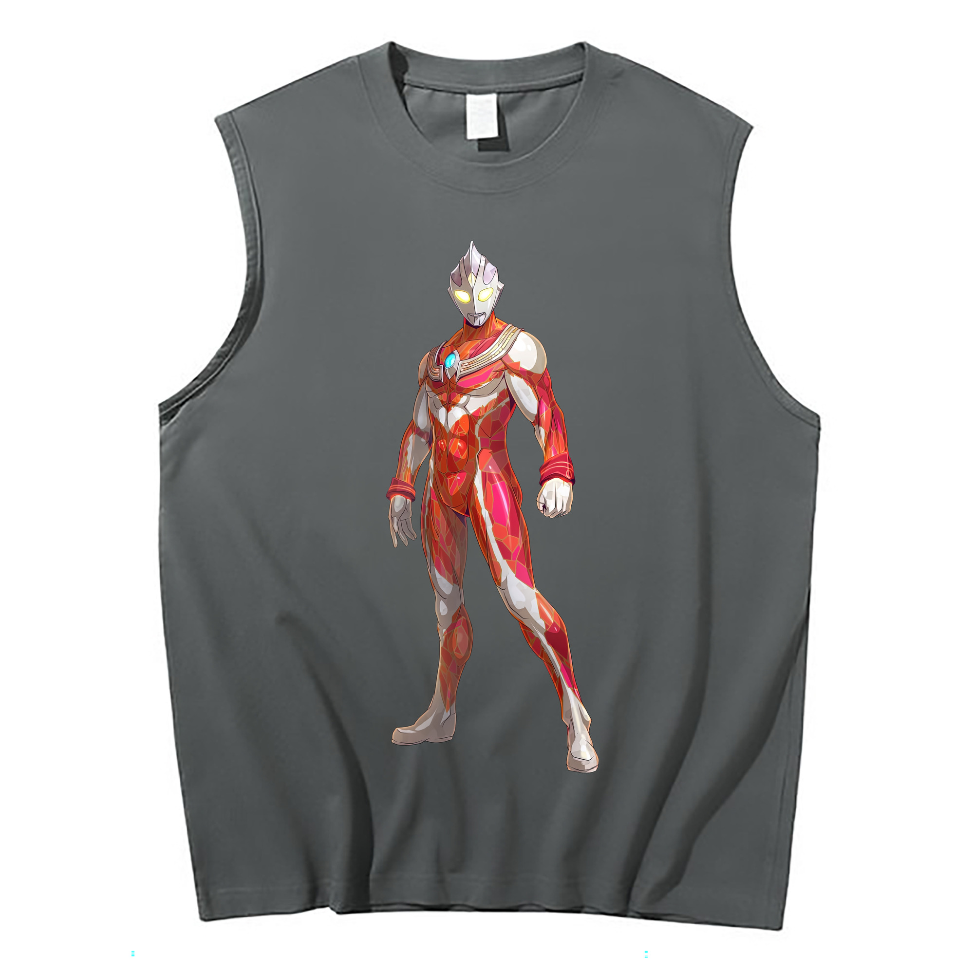 （画像用） ウルトラマン Ultraman コットン100％タンクトップ（フロントプリント）